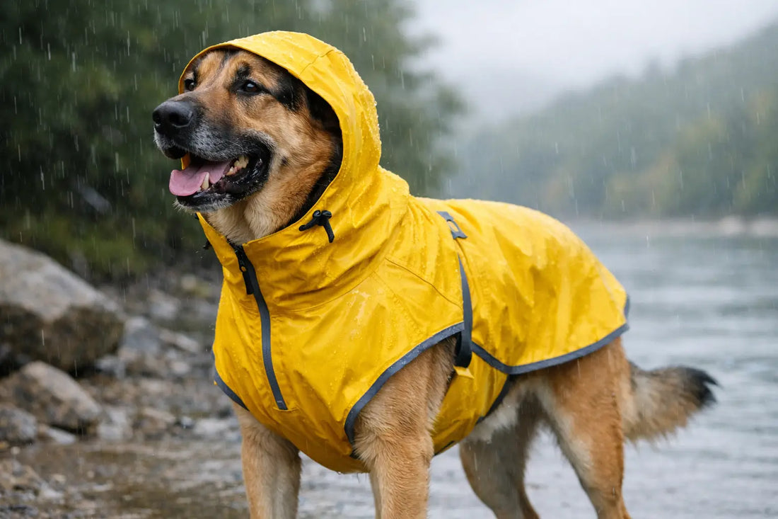 Dog Raincoat Waterproof Dog Jacket for Large Dogs