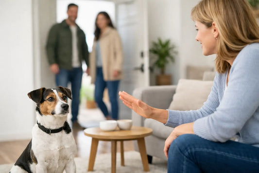 How to Stop Barking at Visitors Without Stress