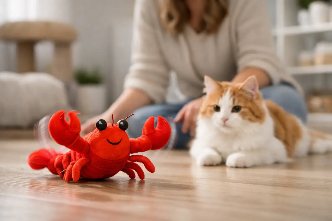 Electric Dancing Lobster Pet Toy at Pet Haven Co.