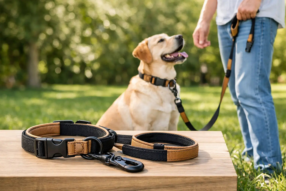 Shop the Adjustable Dog Collar & Leash Set